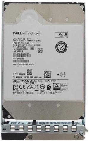 Dell DC2GD 22TB Hard Drive SAS 12Gbps 7.2K 512e 3.5inch Hot-Plug Hdd