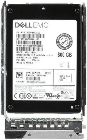 Dell GW8T1 800gb MIXED Use TLC SAS 12Gbps 2.5inch Hot Plug Brand New SSD