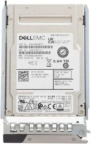 DELL MT0R5 3.84Tb SAS-12Gbps Read Intensive 1DWPD 2.5-Inch SSD