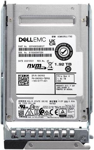Dell N0VK0 1.92Tb PCIeÂ® 4.0 NVMeâ¢ 1.4 2.5-inch 15 mm Z-height Read Intensive TLC SSD