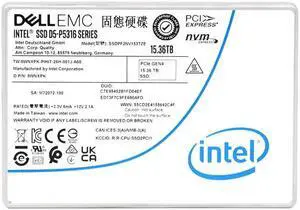 Dell WNXPK 15.36TB PCIe Gen4 NVMe U.2 SFF SSD.