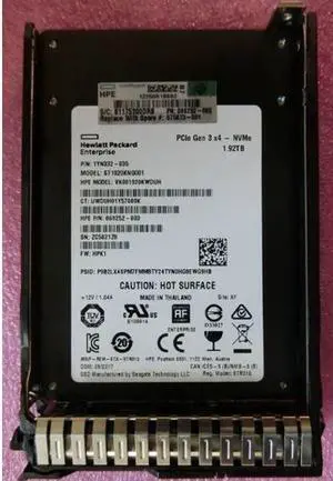 HPE 875873-001 Read Intensive - SSD - 1.92 TB - PCIe x4 (NVMe) Refurbished
