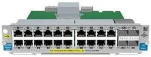HPE J9536-61001 20-Port GIG-T PoE+ 2-Port SFP+ V2 ZL Expansion Module