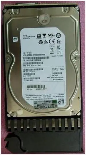 HPE J9F43A 6 TB Hard Drive - 3.5" Internal - SAS 12Gb/s New F/s
