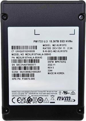 HPE PM1733 P36976-005 - SSD - 15.36 TB - PCIe 4.0 x4 (NVMe) Brand New