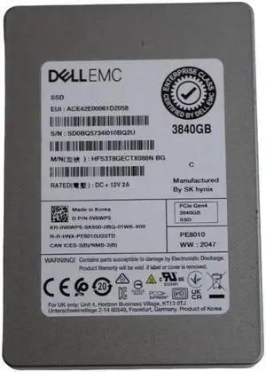 Hynix HFS3T8GECTX088N 3.84TB PCIe Gen4 NVMe Read Intensive TLC 2.5 SSD