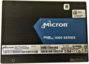 Micron 9300 MAX MTFDHAL12T8TDR-1AT1ZABDB - SSD - 12.8 TB - PCIe 3.0 x4 (NVMe) - DeLL OEM Refurbished