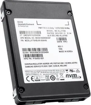 Samsung PM1735 MZ-XLJ1T60 - SSD - 1.6 TB - PCIe 4.0 x8 (NVMe) - HPE OEM Refurbished