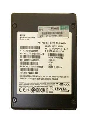 Samsung PM1735 MZ-XL53T20 SSD 3.2 TB Pci Express X4 (NVMe) HPE OEM Refurbished Samsung PM1735 MZ-XL53T20 SSD 3.2 TB Pci Express X4 (NVMe) HPE OEM Refurbished