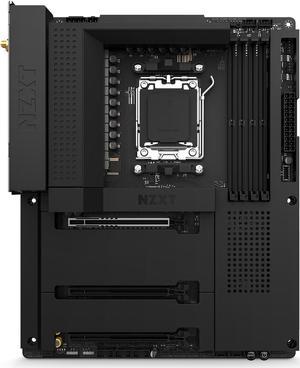 NZXT N7 B650E - N7-B65XT-B1 - AMD B650 chipset (Supports AMD 7000 Series CPUs) - ATX Gaming Motherboard - Integrated Rear I/O Shield - WiFi 6 connectivity - Black