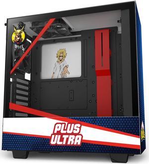 NZXT - CRFT My Hero All Might Limited Edition H510i Case - CA-H510I-MH-AM - Compact ATX Mid-Tower PC Gaming Case - Front I/O USB Type-C Port - Vertical GPU Mount - Tempered Glass Side Panel
