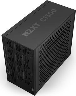 NZXT C1500 Platinum ATX 3.1 | Fully Modular Low-Noise PC Gaming Power Supply | 1500 Watts | 80 PLUS Platinum| Dual 12V-2x6 Connectors | Zero Fan Mode | 100% Japanese Capacitors | Black
