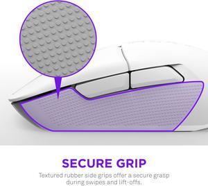 NZXT Lift Elite Wireless Gaming Mouse - Ultra-Lightweight 57 g - 4K/8K Polling Rates, Optical Switches, 26K DPI Optical Sensor - Long Battery Life - Rubber Side Grips - 5 Programmable Buttons - White
