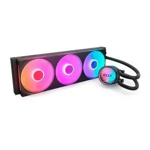 NZXT Kraken Core 360 RGB - AIO CPU Liquid Cooler - 360 mm Radiator -  360 mm Single-Frame Fan - Compatible with AMD® AM5/AM4 & Intel® LGA 1851/1700/1200/115X - Black
