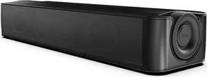 Stage SE Under-Monitor Soundbar with USB Digital Audio and Bluetooth 5.3, Clear Dialog and Surround by Sound Blaster, Powered via Adapter