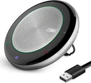 Yealink Bluetooth Speakerphone Conference Microphone Teams Certified CP700 USB Full Duplex Noise Reduction Algorithm Home Office 360° Voice Pickup