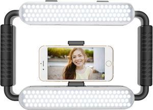 Great Video Maker LED Ring Light 5600K Selfie Light, Smartphone Video Rig & Phone Video Stabilizer for Camera, Smartphone, Makeup, YouTube Setup, Self-Portrait Shooting with Bluetooth