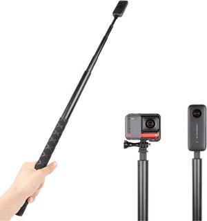 PellKing Long 77inch Invisible Selfie Stick for Insta360 ONE X4, X3, X2, X, Insta360 ONE R, RS, Insta 360 Camera 1/4" Extended Monopod Pole