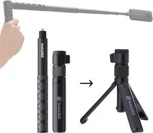 Handheld Camera Selfie Stick and Tripod for Insta360 Bullet Time Bundle,Compatible with Insta360 X3/ One X2/One RS/One R/One Accessories