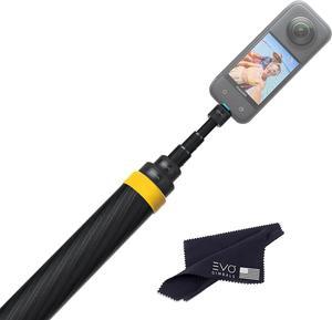 3m Extended Selfie Stick for Insta360 X4/X3/ACE/ACE PRO/ACE PRO 2, ONE RS/X2/R/X action cameras, DJI OSMO Action 5/4/3/2 and GoPro Hero 13/12/11/10/9/MAX (14 to 118")