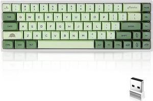 BOYI WK68 Hot Swappable RGB Mechanical Keyboard,Wireless Bluetooth  5.0/2.4G/Wired Type-C Tri-Mode PBT Sublimation Keycaps 65% Gaming  Keyboard(Gateron Yellow Switch, Matcha XDA Keycaps) - Newegg.com