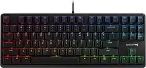 Cherry MX RGB Mechanical Keyboard with MX Red Silent Gold-Crosspoint Key switches for typists, Programmers, Creator, Coder, Work in The Office or at Home G80-3000N RGB (TenKeyLess (TKL)