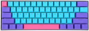 BOYI 60% Wired Mechanical Gaming Keyboard,61 Mini RGB Cherry MX Switch PBT Keycaps NKRO Programmable Type-C Hot Swappable Gaming Keyboard for Windows&Mac (Joker Color,Cherry MX Blue Switch)