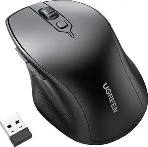 Wireless Mouse Ergonomic Bluetooth 5.0 Mouse for Laptop 2.4G Cordless Mouse with USB Receiver 1000/1600/2000/4000 DPI 5 Buttons Silent Mice for MacBook PC Desktop Chromebook Black Wireless Mouse Ergonomic Bluetooth 5.0 Mouse for Laptop 2.4G Cordless Mouse with USB Receiver 1000/1600/2000/4000 DPI 5 Buttons Silent Mice for MacBook PC Desktop Chromebook Black