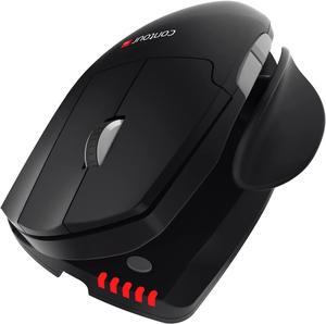 Contour Design Unimouse Mouse Wireless - Wireless Ergonomic Mouse for Laptop and Desktop Computer Use - 2.4GHz Fully Adjustable Mouse - Mac & PC Compatible - (Right-Hand)