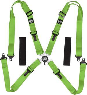 OpenWheeler Racing and Flight Simulation Cockpit Four Point Harness. Virtual Reality add-on. Green
