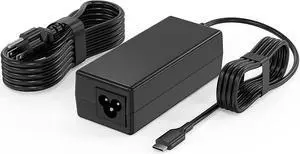 Chromebook Charger,45W USB C Laptop Charger Compatible with HP Dell Acer Asus Samsung, Type C Fast Charging Power Adapter