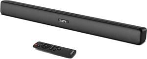 RIOWOIS Sound Bar, Sound Bars for TV, Soundbar, Surround Sound System Home Theater Audio with Wireless Bluetooth 5.0 for PC Gaming, AUX/Opt/Coax Connection, Remote Control Wall Mountable