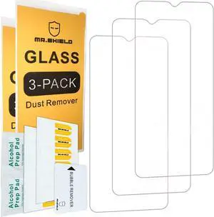 Mr.Shield [3-Pack] Screen Protector For OnePlus Nord N300 5G [NOT FOR Nord N30] [Tempered Glass] [Japan Glass with 9H Hardness] Screen Protector with Lifetime Replacement