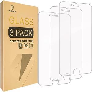 MrShield 3PACK Designed For iPhone 6 PlusiPhone 6S Plus Tempered Glass Screen Protector with Lifetime Replacement