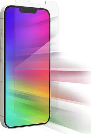 ZAGG InvisibleShield Glass Elite VisionGuard Screen Protector for Apple iPhone 14/ 13/ 13 Pro - 5X Stronger, Blue-Light Protection, Anti-Fingerprint Technology, Easy to Install