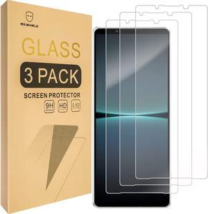Mr.Shield [3-Pack] Designed For Sony Xperia 1 IV [Tempered Glass] [Japan Glass with 9H Hardness] Screen Protector with Lifetime Replacement, Welcome to consult