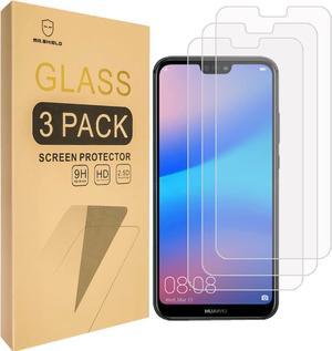 MrShield 3PACK Designed For Huawei P20 Lite Tempered Glass Screen Protector with Lifetime Replacement