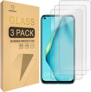 MrShield 3Pack Designed For Huawei P40 Lite Tempered Glass Japan Glass with 9H Hardness Screen Protector with Lifetime Replacement