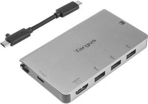 Targus USB-C Single 4K HDMI Video Multi-Port Adapter w/Card Reader, Gray (ACA963CA)