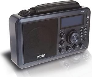 Eton - Elite Field AM/FM/Shortwave Desktop Radio with Bluetooth, Mineral Grey, 2-Band, Bluetooth Ready, LCD Display, Headphone Jack, Strong Anti-Interference, 50 Station Memory