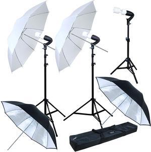 LINCO Lincostore Photography Photo Portrait Studio Lighting 600W Umbrella Continuous Lighting Kit for Video Shooting AM126