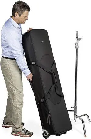 Think Tank Photo Stand Manager 52 Professional Photography & Video Lighting Equipment Roller Bag for Light Stand Bag, Carrying C-Stands, Photo Lighting Bundle Kit, Tripod