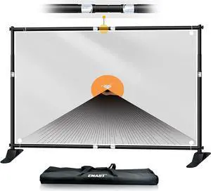 Emart Banner Stand, 10x8 ft Heavy Duty Adjustable Step and Repeat Backdrop Stand Kit for Photography, Trade Show, Photo Booth