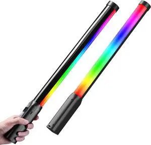 Ulanzi VL119 RGB LED Light Wand, 360°RGB Video Wand Stick for Photography, 2600mAh Built-in Rechargable Cube Light 2500-9000K Dimmable Camera Light w LCD Ulanzi VL119 RGB LED Light Wand, 360°RGB Video Wand Stick for Photography, 2600mAh Built-in Rechargable Cube Light 2500-9000K Dimmable Camera Light w LCD