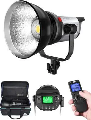 Pixel 120W LED Continuous Output Video Light, 5600K Bowens Mount Photography Light, 10900lux@1m CRI97+ TLCI99+ Studio Light , Remote Controller for Portrait Shooting and Video Recording