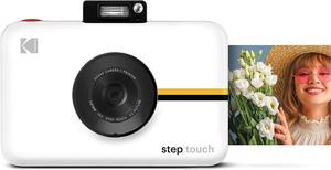 Kodak Step Touch | 13MP Digital Camera & Instant Printer with 3.5 LCD Touchscreen Display, 1080p HD Video - Editing Suite, Bluetooth & Zink Zero Ink Technology | White