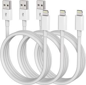 iPhone Charger Apple MFi Certified Lightning Cable 6FT Fast Charging Cord Compatible with iPhone 14 13 12 11 Pro Max XR XS X 8 7 Plus 6S / iPad/Carplay (3 Pack)