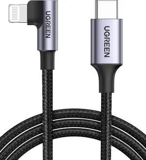 MFi Certification Lightning Cable - 90 Degree USB C to Lightning Cable 6FT Compatible with iPhone 14/14 Pro/14 Pro Max iPhone 13/12/11/X/XR/XS/8 Series iPad