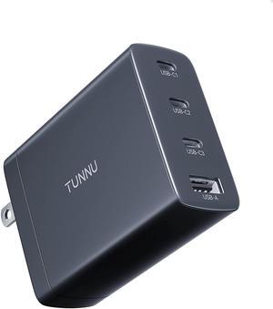 100W USB C Charger Block Fast Charging GaN PD 3USB Type C Multiport Power Wall Adapter - 4 Ports for USBC Laptop Smartphone - Compatible with MacBook Pro Air iPhone 14/13/12 Pro Max iPad Pro Samsung