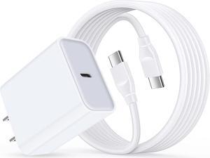 Samsung Charger Fast Charging for Samsung Galaxy S24 S23 S22 Ultra S21 S20 FE 5G A73 A53 A14 A52 A42 A32 A23 A13 A12 A04 A03S,20W PD Charger Block & 9ft C Cable Charger for Pixel 8 7Pro 7 6a 6 Pro 5a